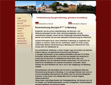 Tablet Screenshot of ferienwohnung-bamberg-georgine.de